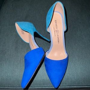 Blue heels